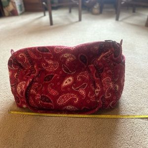 Large Vera Bradley Duffel Red Paisley